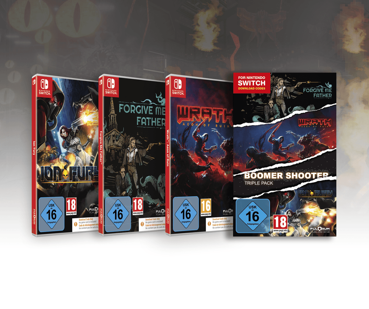 Boomer Shooter Triple Pack Nintendo Switch (Code de téléchargement) - Jeux Vidéo Code de Téléchargement - CONTACT SALES - Shop Just for Games