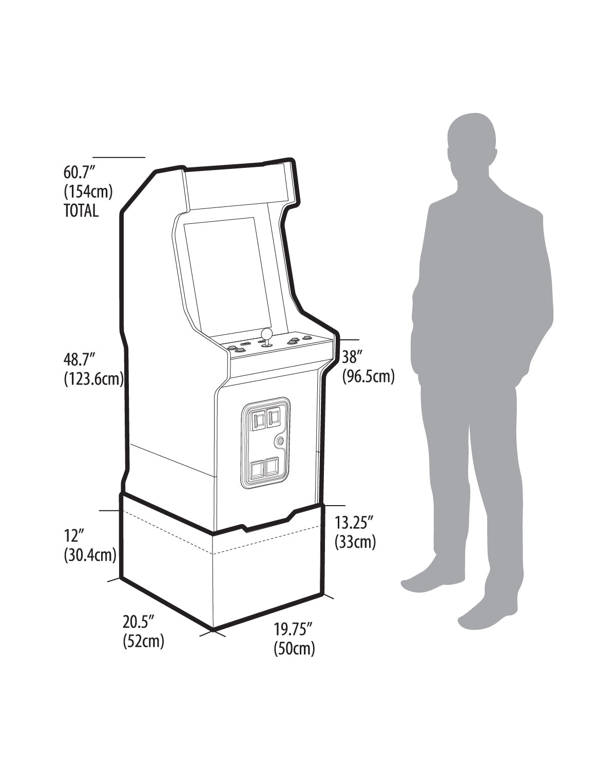 Borne Arcade1Up Bandai Namco Legacy Entertainment Pac-Mania Edition Arcade Machine - Borne arcade - Arcade1Up - Shop Just for Games