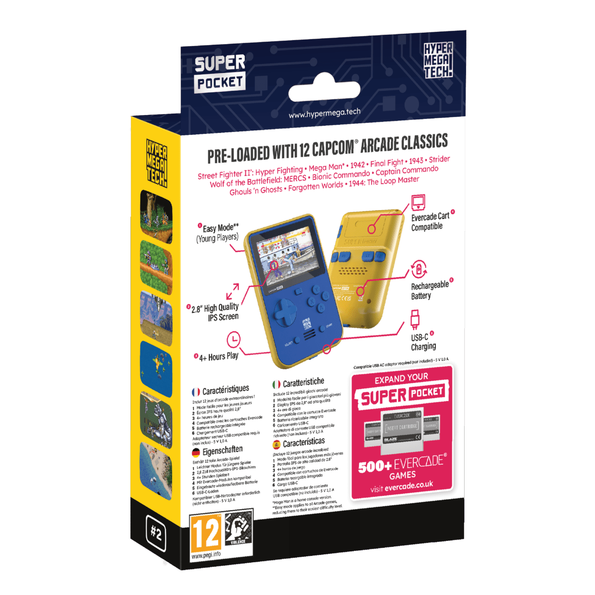 Capcom Super Pocket - Console portable - Evercade - Shop Just for Games