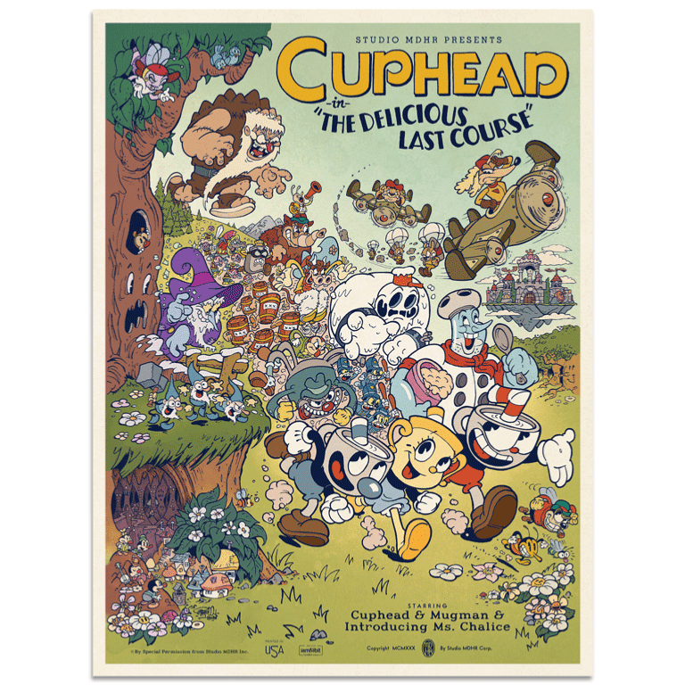 Cuphead The Delicious Last Course OST Vinyle - 2LP - Noir/Black - Vinyles - iam8bit - Shop Just for Games