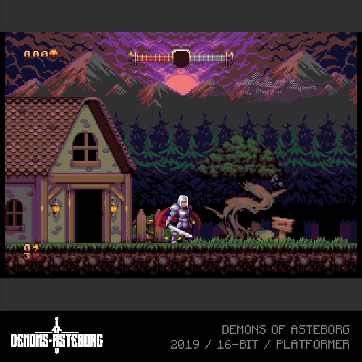 Demons of Asteborg & Astebros - Cartouche n° 36 - Jeux Rétro - Evercade - Shop Just for Games