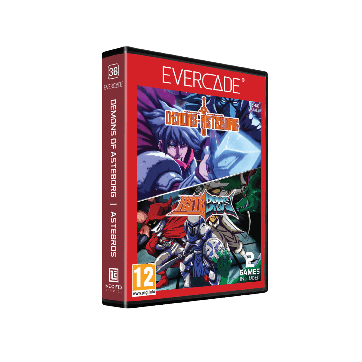Demons of Asteborg & Astebros - Cartouche n° 36 - Jeux Rétro - Evercade - Shop Just for Games