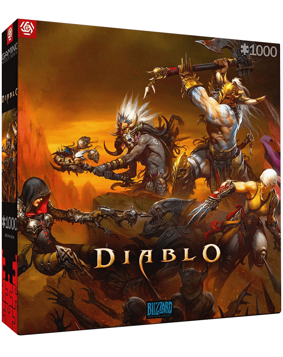 Diablo Heroes Battle Puzzle 1000 pièces - Puzzles - CENEGA - Shop Just for Games