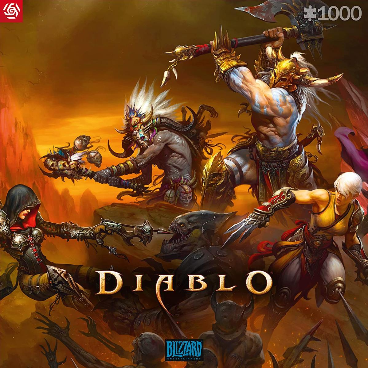 Diablo Heroes Battle Puzzle 1000 pièces - Puzzles - CENEGA - Shop Just for Games