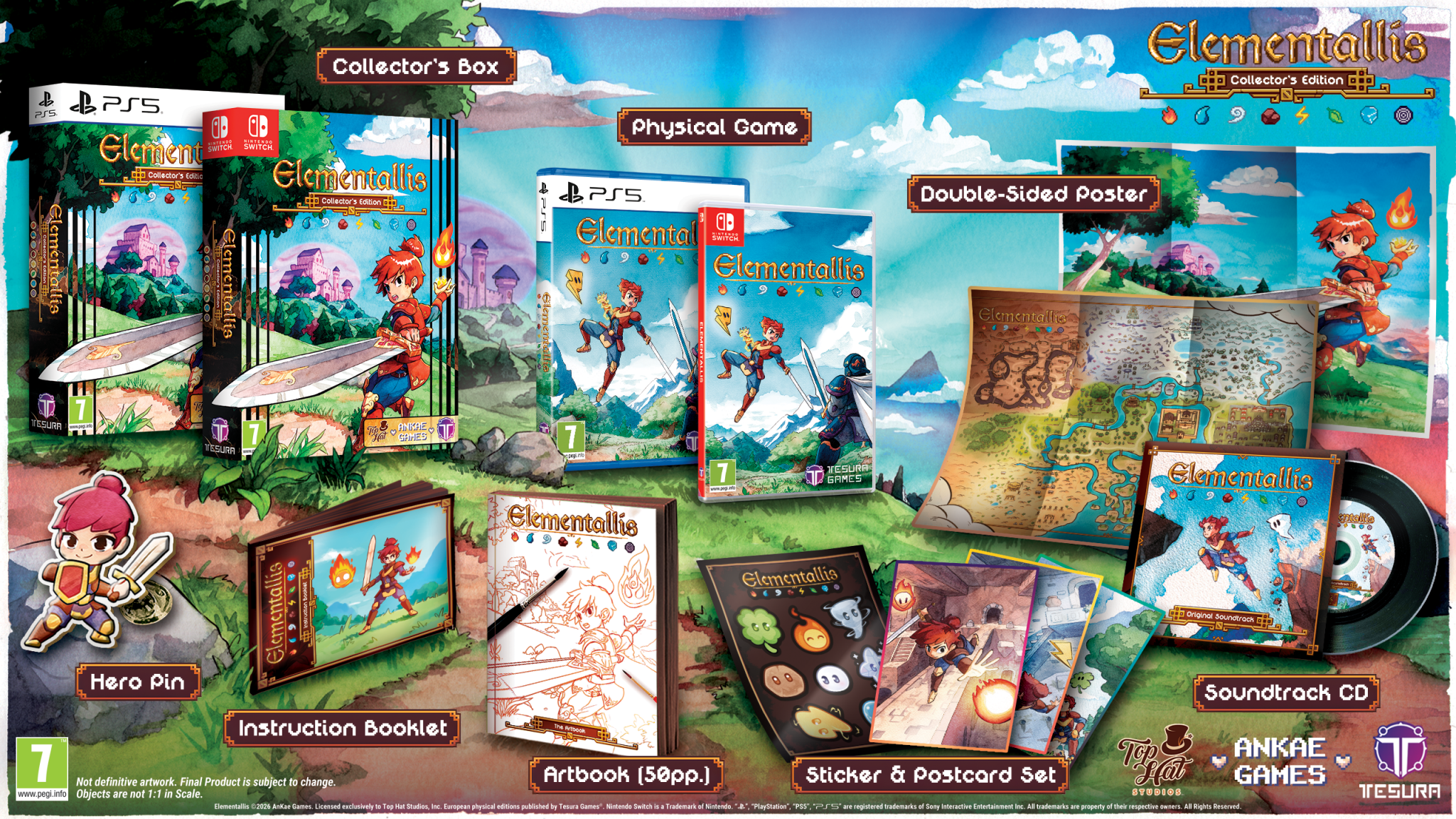 Elementallis Collector's Edition PS5 - Jeux Vidéo Physique - TESURA - Shop Just for Games