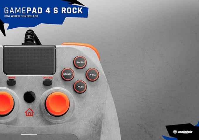 GamePad filaire Rock pour PS4 - Snakebyte - Manettes - Snakebyte - Shop Just for Games