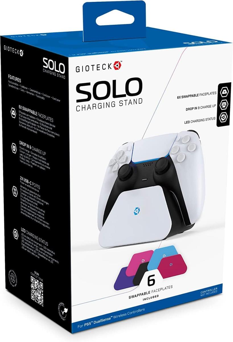 Gioteck Dock de charge pour manette PS5 DualSense - Câbles et Chargeurs - Gioteck - Shop Just for Games