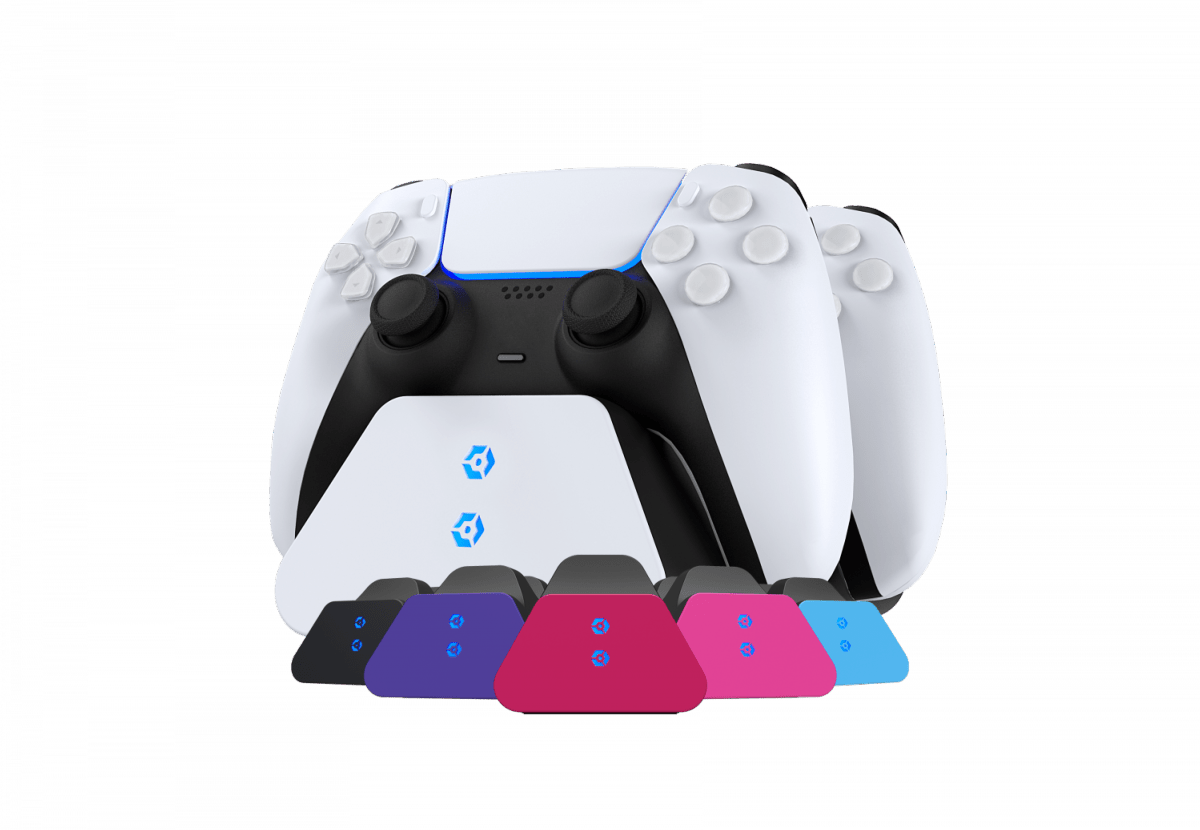 Gioteck double Dock de charge pour manettes PS5 - Câbles et Chargeurs - Gioteck - Shop Just for Games