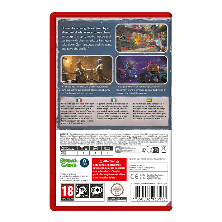 High on Life Nintendo Switch 2 Edition - Jeux Vidéo Physique - Clear River Games - Shop Just for Games