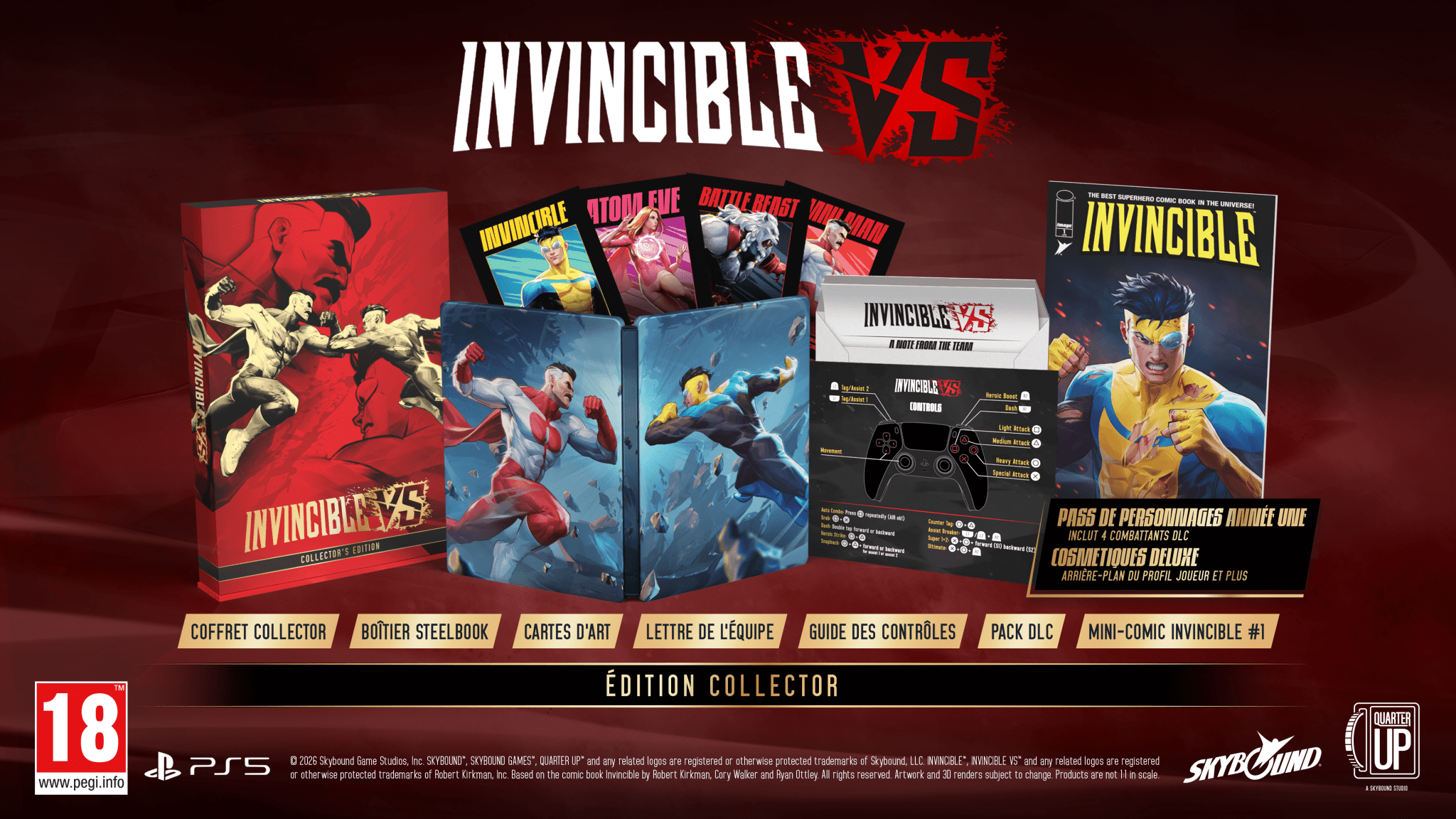 Invincible VS Collector’s Edition PS5 - Jeux Vidéo Physique - SKYBOUND - Shop Just for Games