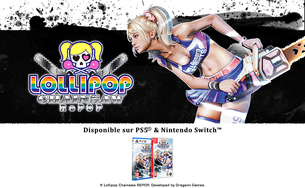 Lollipop Chainsaw RePOP PS5 - Jeux Vidéo Physique - Clear River Games - Shop Just for Games