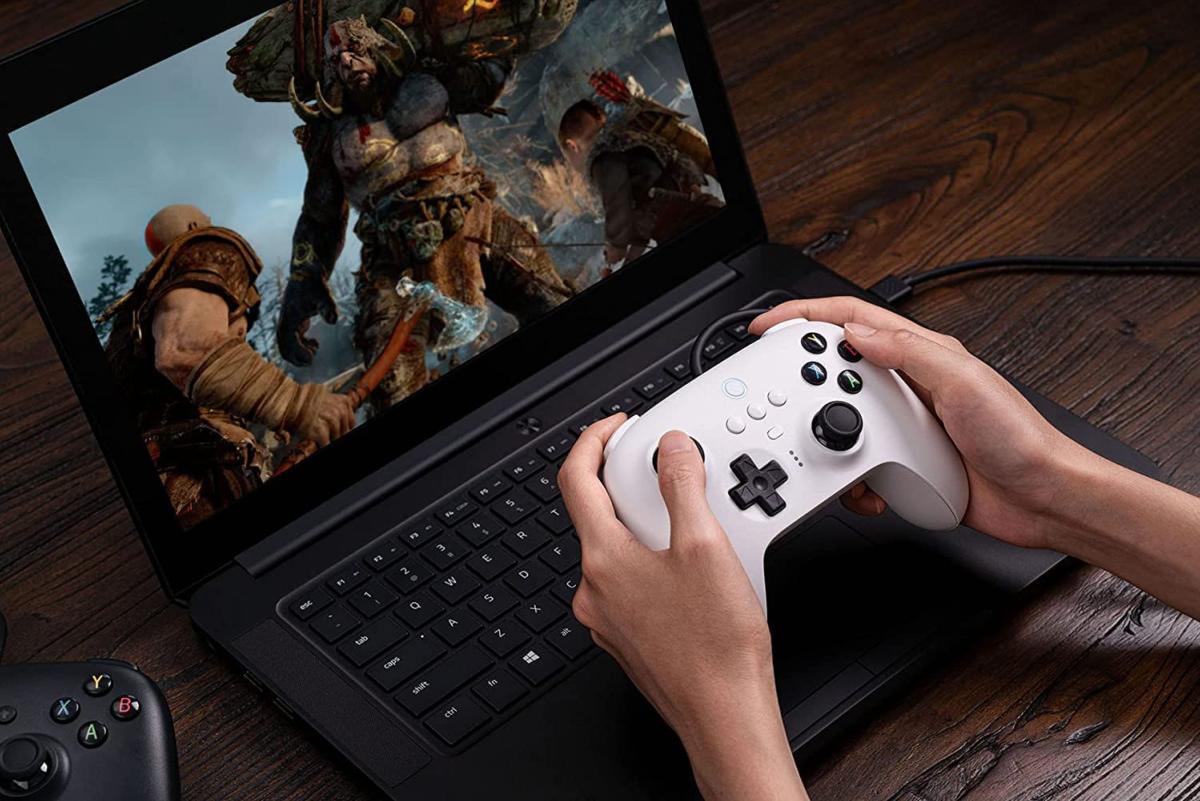 Manette 8bitdo Ultimate filaire pour Switch, PC et Android - Blanc - Manettes - 8Bitdo - Shop Just for Games