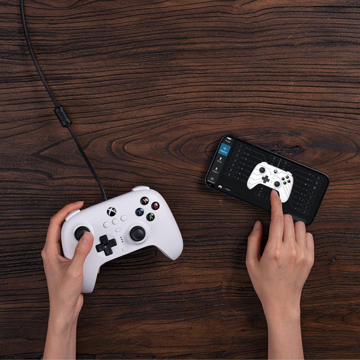 Manette 8bitdo Ultimate Wired pour Xbox et PC - Blanc - Manettes - 8Bitdo - Shop Just for Games