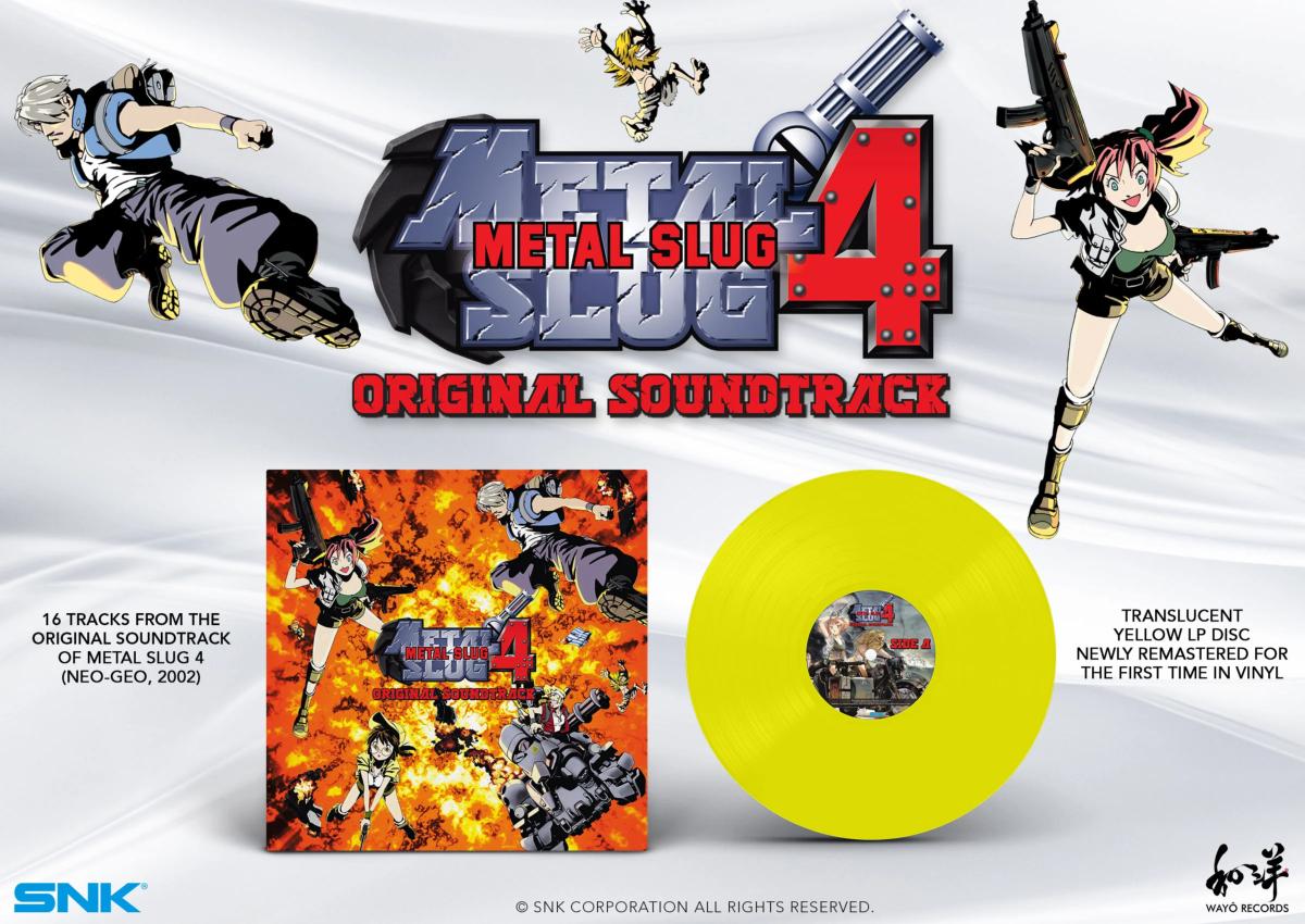 Metal Slug 4 OST Vinyle - 1LP - Vinyles - BIGWAX - Shop Just for Games