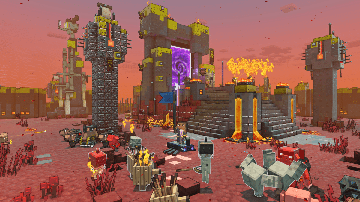 Minecraft Legends Deluxe Edition PS4 - Jeux Vidéo Physique - Mojang Studios - Shop Just for Games