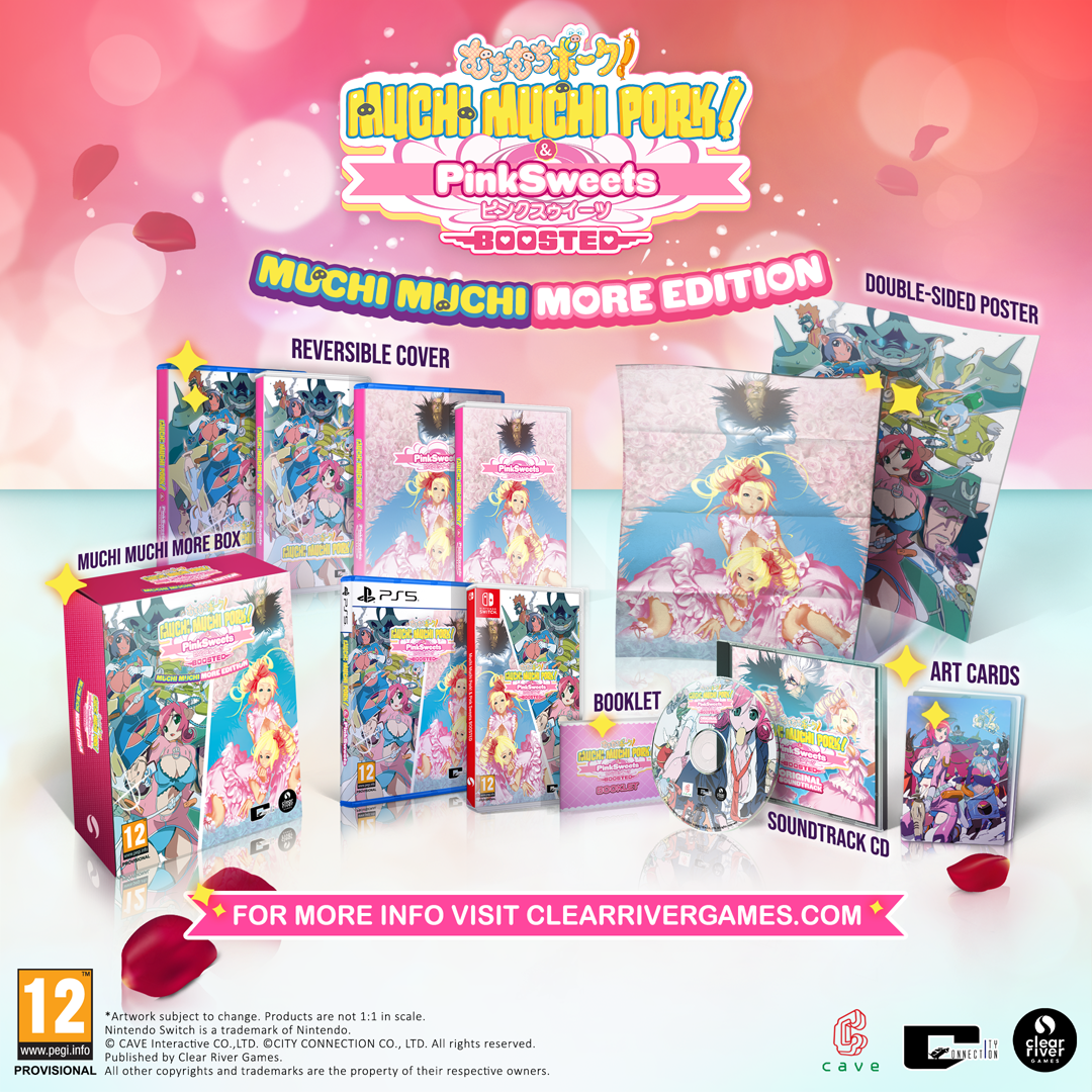 Muchi Muchi Pork! & PinkSweets Boosted More Edition SWITCH - Jeux Vidéo Physique - Clear River Games - Shop Just for Games
