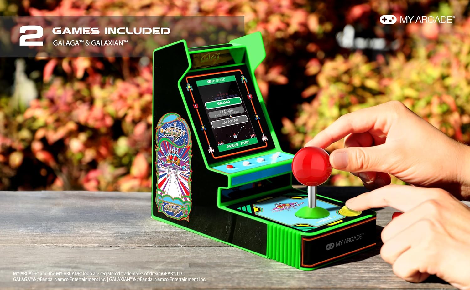 My Arcade - Galaga Red Joystick Player - Console portable - My Arcade - Shop Just for Games