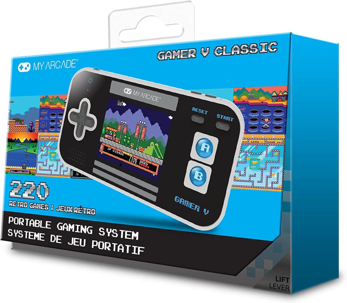 My arcade - Gamer V classique console portable gaming - Bleu/gris/noir - Console portable - My Arcade - Shop Just for Games