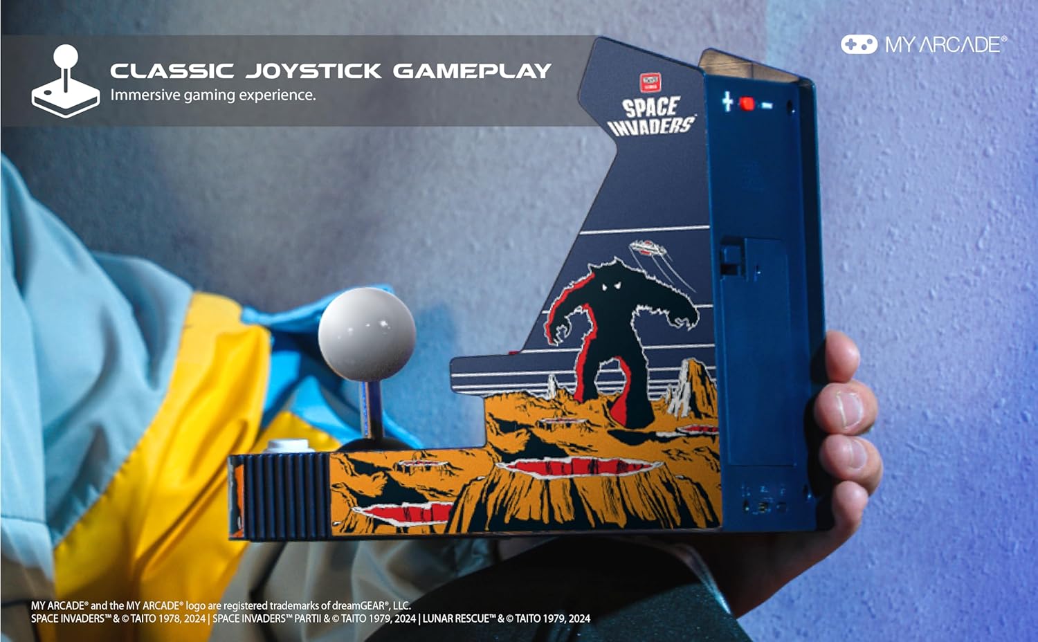 My Arcade Joystick Player Portable Space Invaders - Console portable - My Arcade - Shop Just for Games