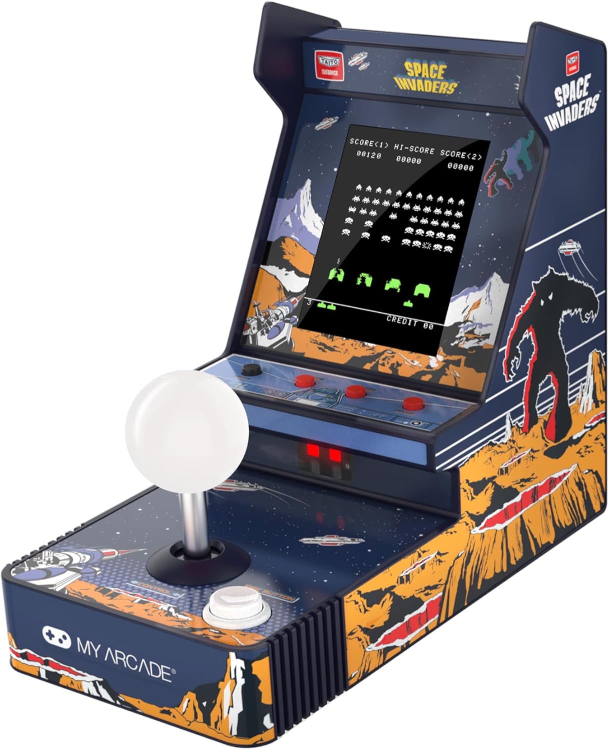 My Arcade Joystick Player Portable Space Invaders - Console portable - My Arcade - Shop Just for Games