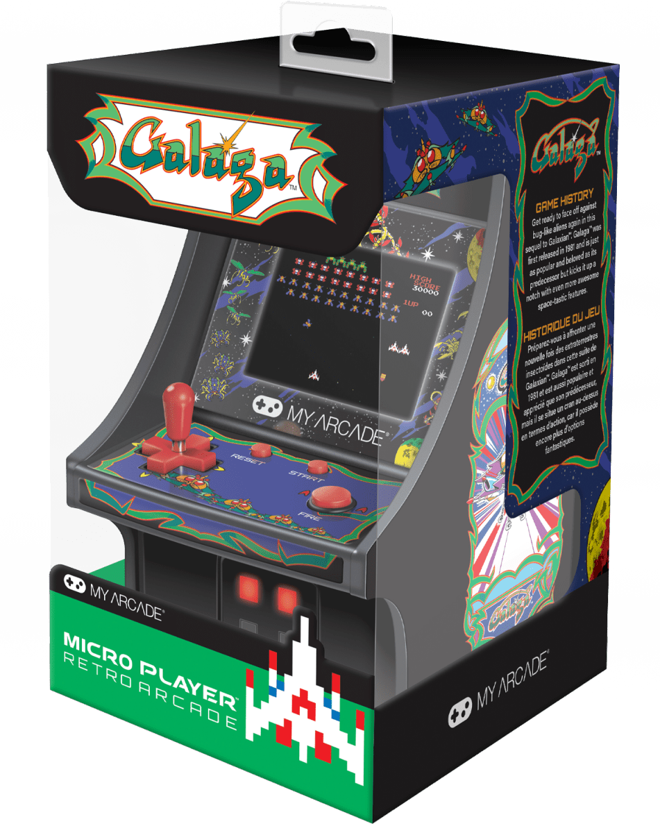 My Arcade - Micro Player Galaga - Console portable - My Arcade - Shop Just for Games