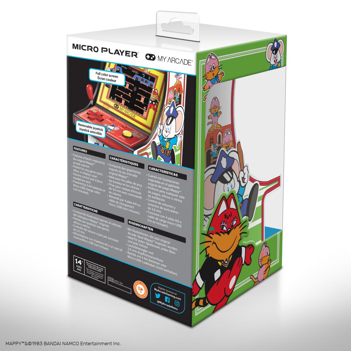 My Arcade - Micro Player Mappy - Console portable - My Arcade - Shop Just for Games