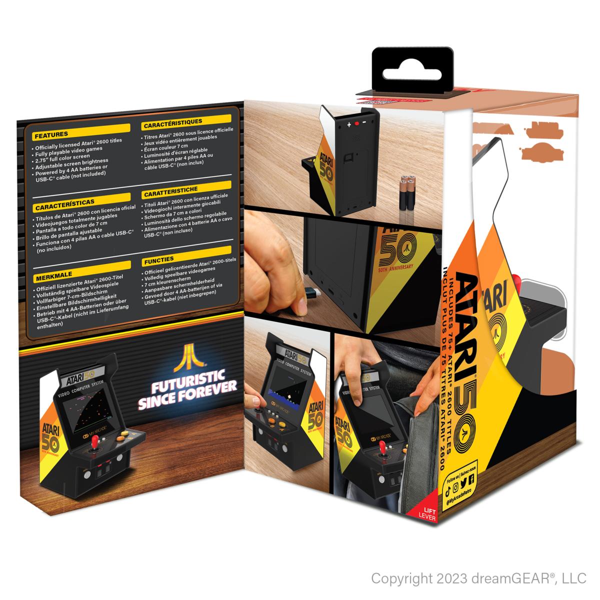 My Arcade - Micro Player PRO Atari 50th Anniversary (100 jeux en 1) - Console portable - My Arcade - Shop Just for Games