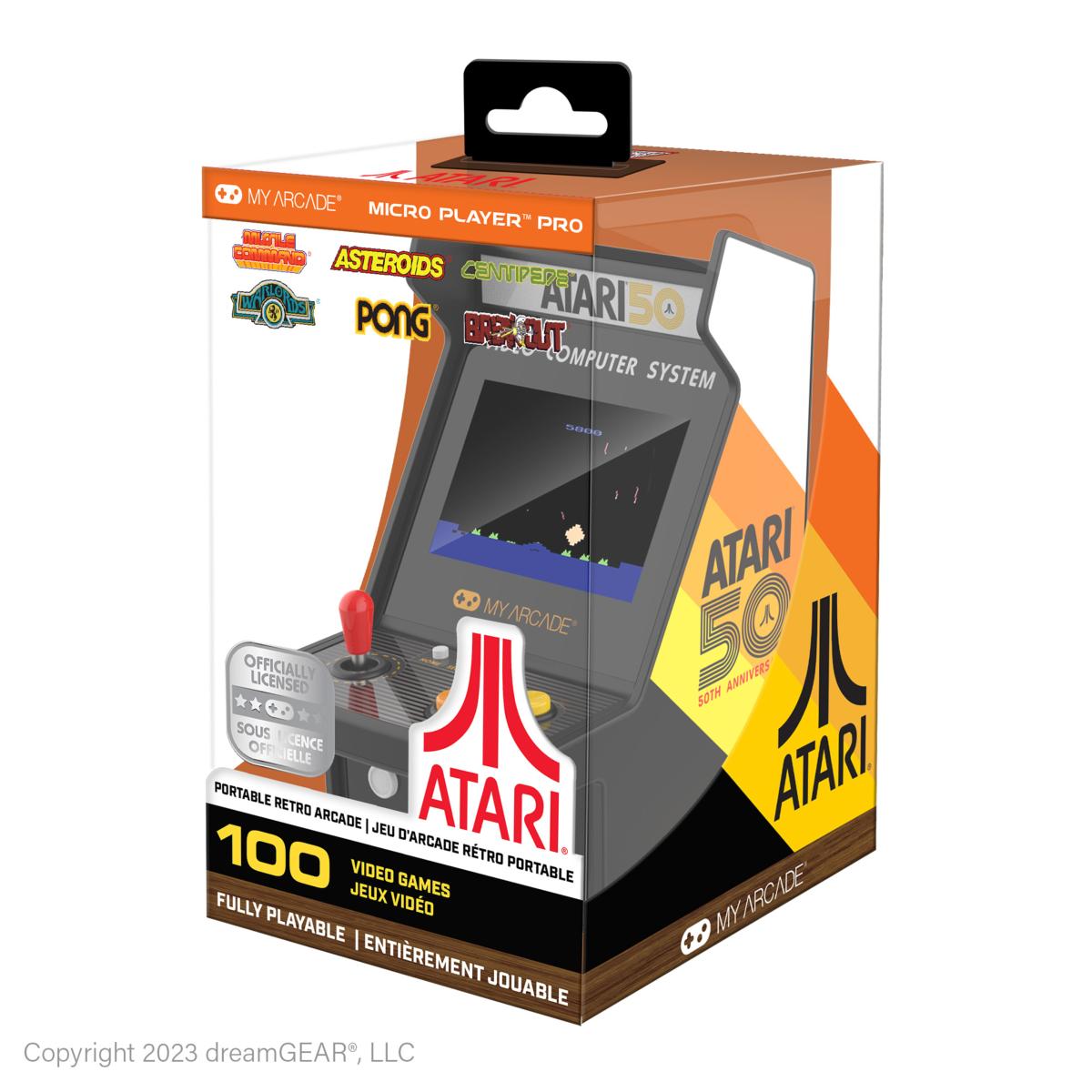 My Arcade - Micro Player PRO Atari 50th Anniversary (100 jeux en 1) - Console portable - My Arcade - Shop Just for Games