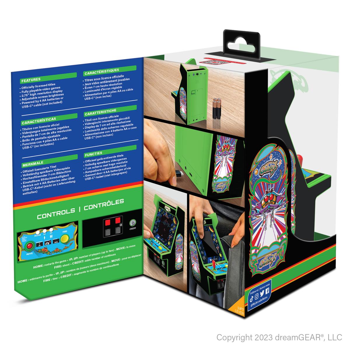 My Arcade - Micro Player PRO Galaga & Galaxian Bandai - Namco - Mini Borne Retro - Console portable - My Arcade - Shop Just for Games