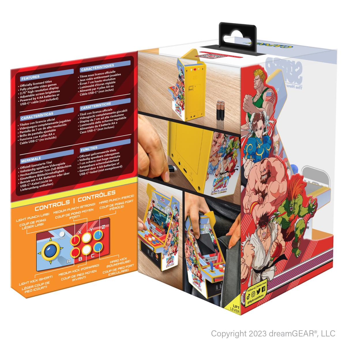 My Arcade - Micro Player PRO Super Street Fighter II - Console portable - My Arcade - Shop Just for Games