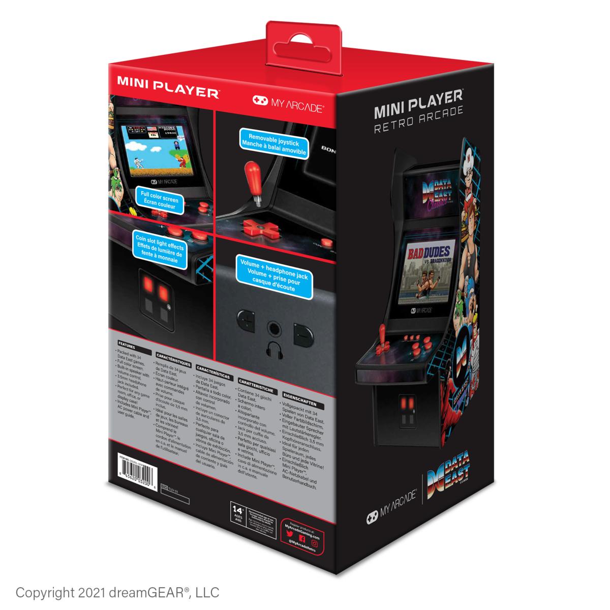 My Arcade Mini Player 10" Data East Hits (34 in 1) - Console portable - My Arcade - Shop Just for Games