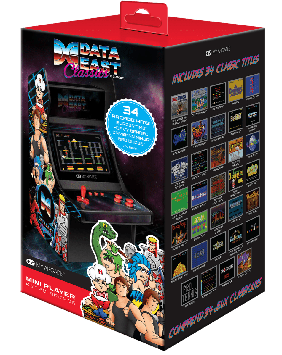 My Arcade Mini Player 10" Data East Hits (34 in 1) - Console portable - My Arcade - Shop Just for Games