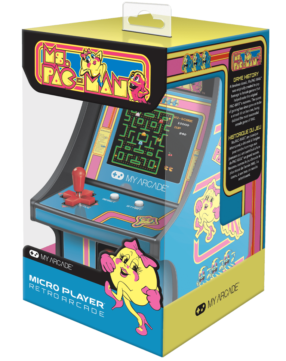 My Arcade - Ms. Pac - Man Micro Player - Console portable - My Arcade - Shop Just for Games