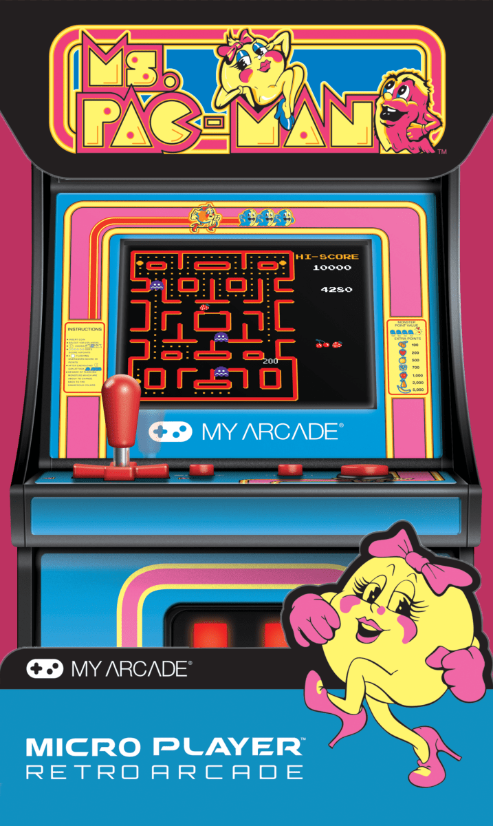 My Arcade - Ms. Pac - Man Micro Player - Console portable - My Arcade - Shop Just for Games