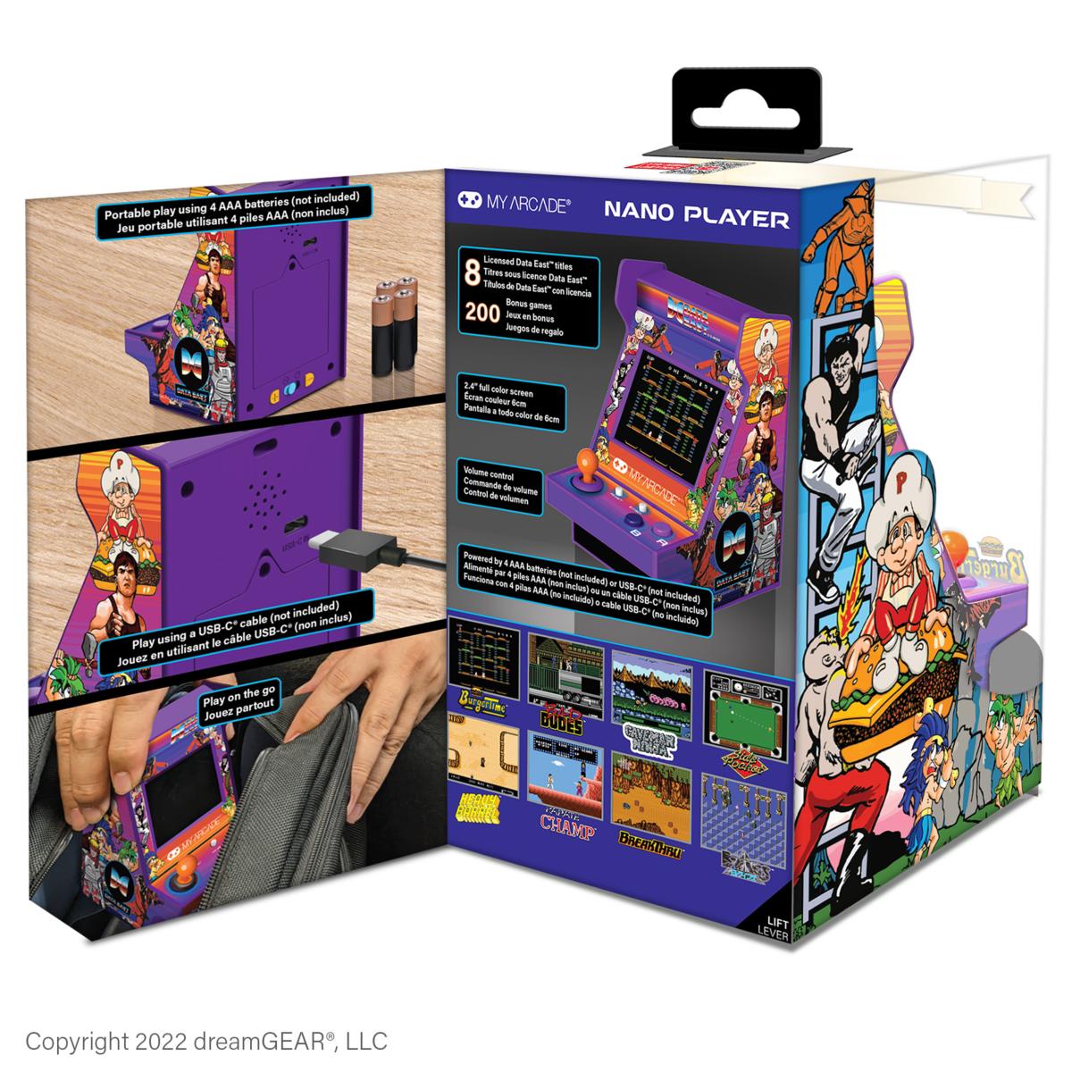 My Arcade - Nano Player Data East Hits (208 Games in 1) - Console portable - My Arcade - Shop Just for Games