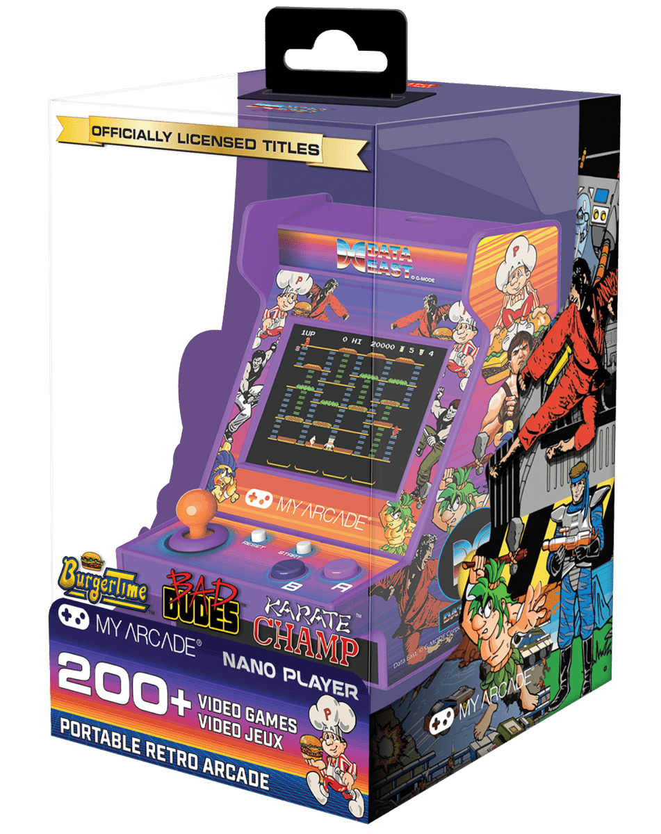 My Arcade - Nano Player Data East Hits (208 Games in 1) - Console portable - My Arcade - Shop Just for Games