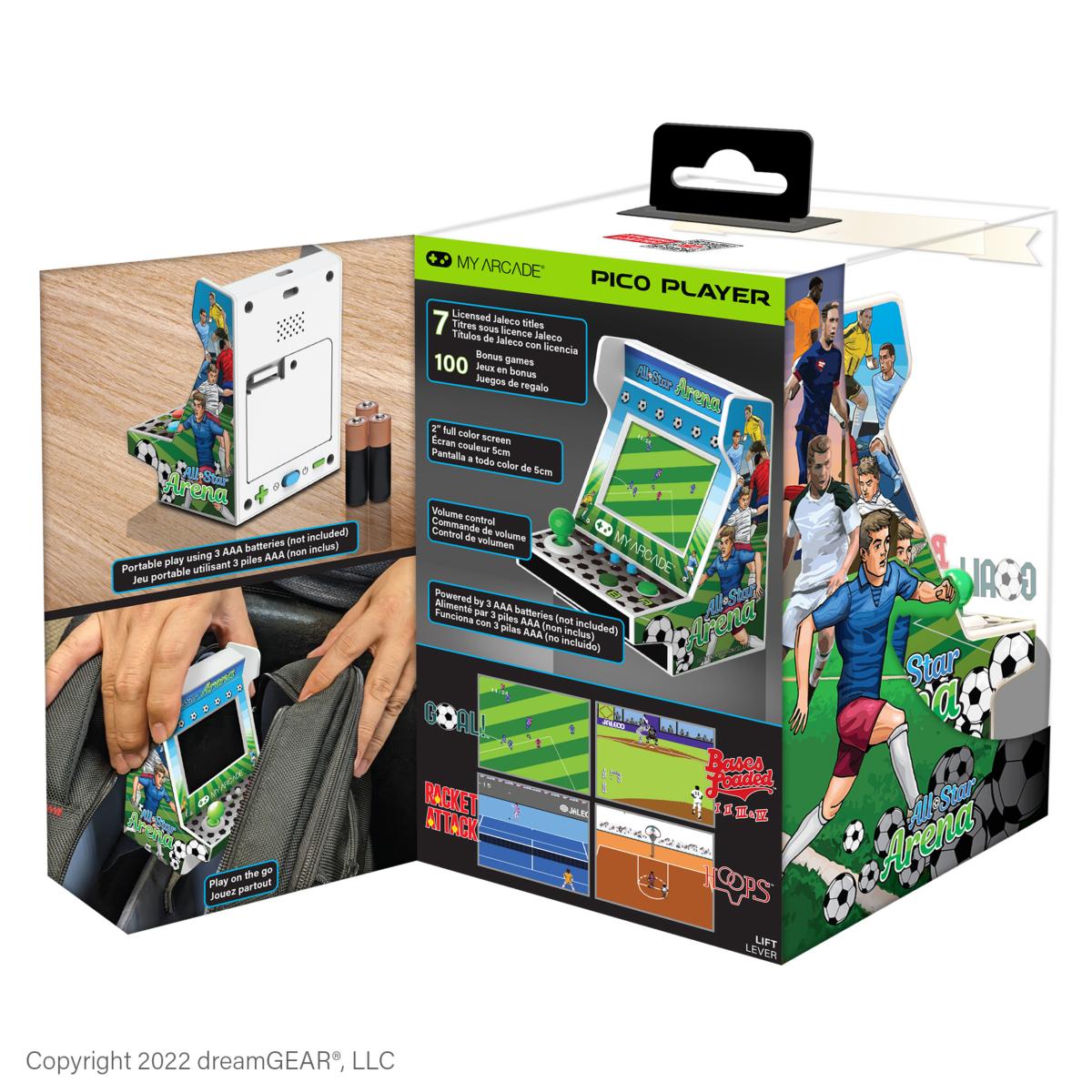 My Arcade - Pico Player All - Star Arena (107 Games in 1) - Console portable - My Arcade - Shop Just for Games