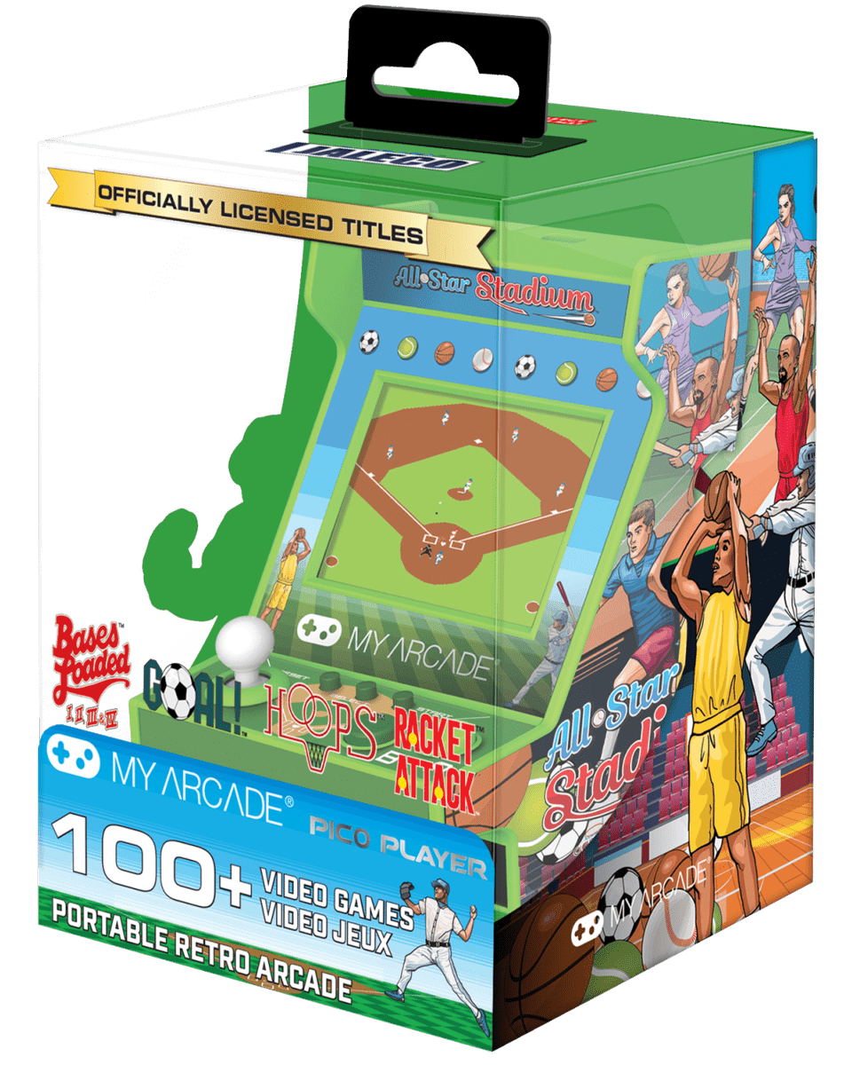 My Arcade - Pico Player All - Star Stadium (107 Games in 1) - Console portable - My Arcade - Shop Just for Games