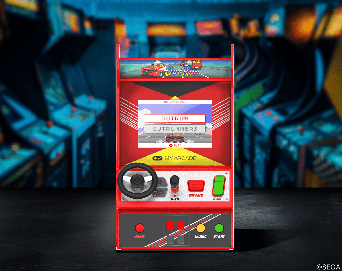 My Arcade Racing Player Out Run Portable Retro Arcade - Console portable - My Arcade - Shop Just for Games
