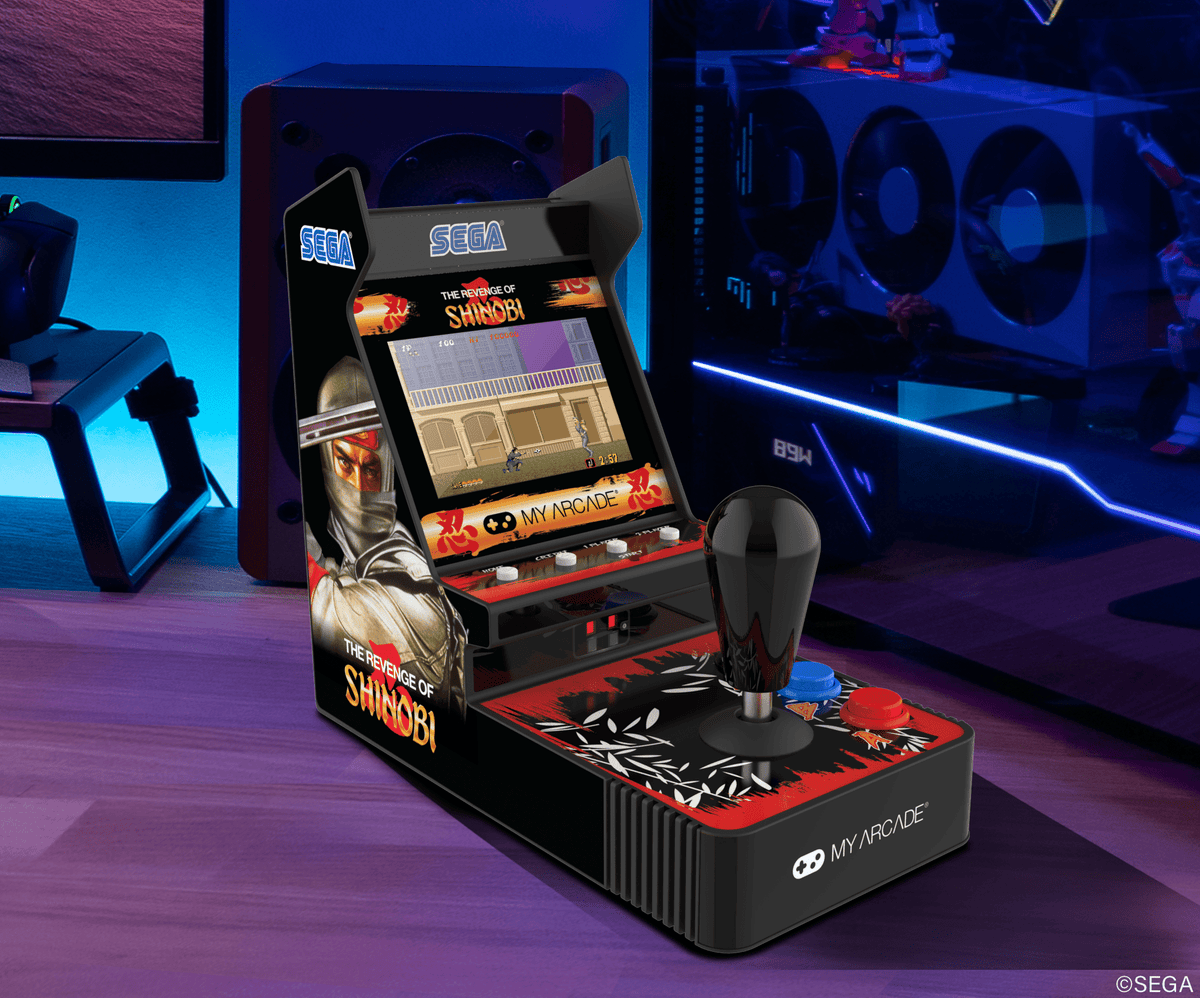 My Arcade Shinobi Joystick Player portable retro arcade - Console portable - My Arcade - Shop Just for Games