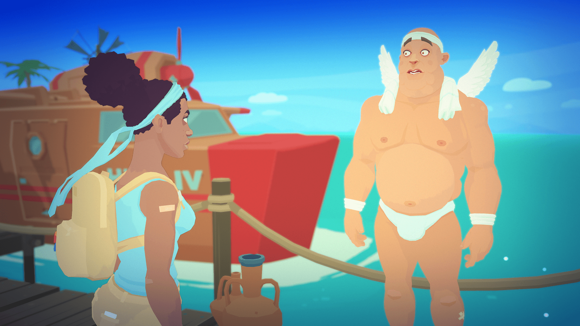Mythwrecked Ambrosia Island PS5 - Jeux Vidéo Physique - Red Art Games - Shop Just for Games