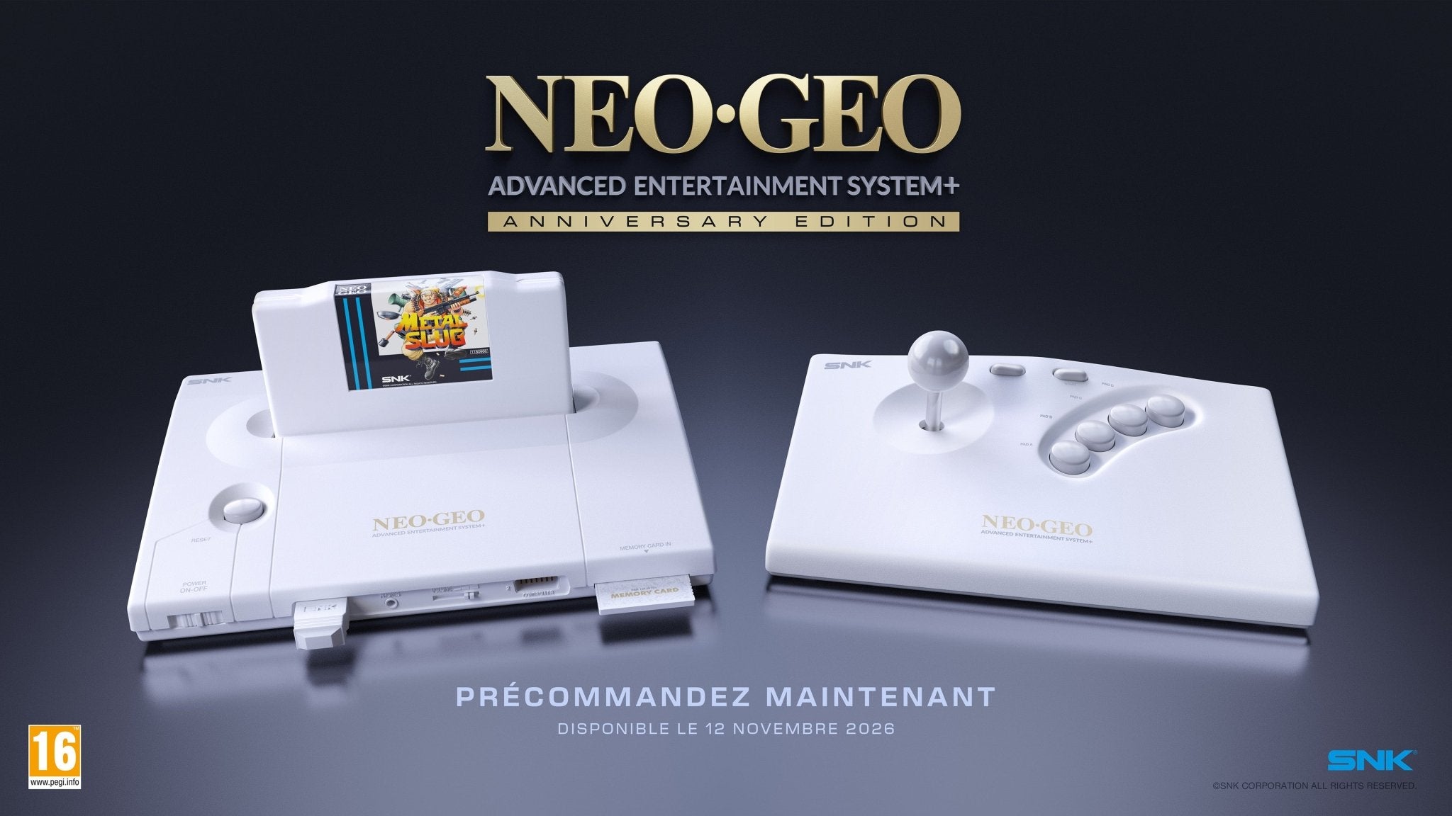 NEO GEO AES+ Edition Anniversaire - Console portable - SNK - Shop Just for Games