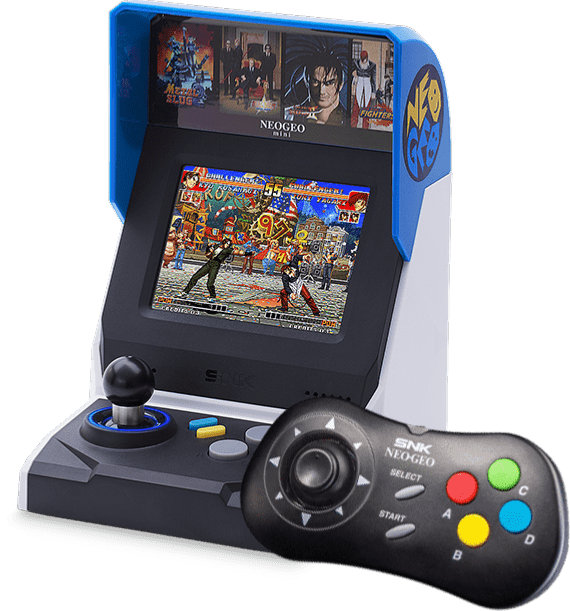 Console SNK Neo Geo Mini HD International + Manette Noire Neo Geo offerte - Console portable - SNK - Shop Just for Games