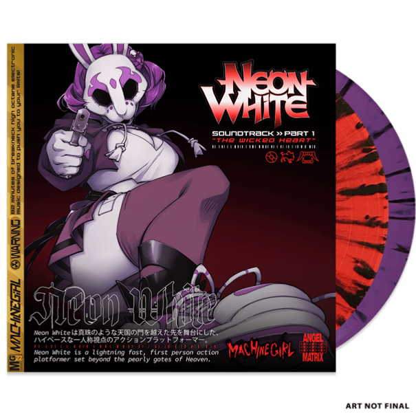 Neon White Soundtrack Part 1 "The Wicked Heart" Vinyle - 2LP - Vinyles - iam8bit - Shop Just for Games