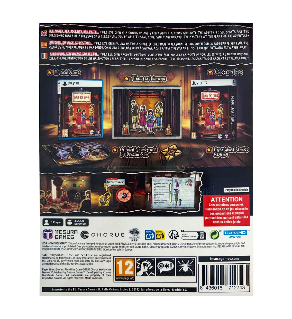 Paper Ghost Stories: Third Eye Open Collector's Edition PS5 - Jeux Vidéo Physique - TESURA - Shop Just for Games