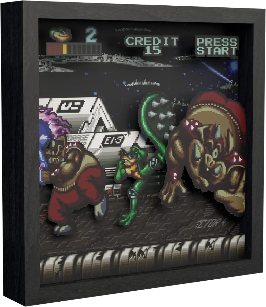 Pixel Frames - Battletoads Big Bad Boot - 23x23 cm - Pixel Frames - Level Up Labs - Shop Just for Games