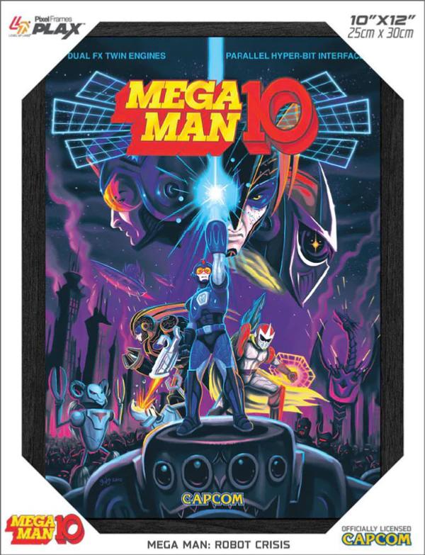 Pixel Frames Plax Mega Man 10 Robot Crisis - Lenticular Frame - Pixel Frames - Level Up Labs - Shop Just for Games