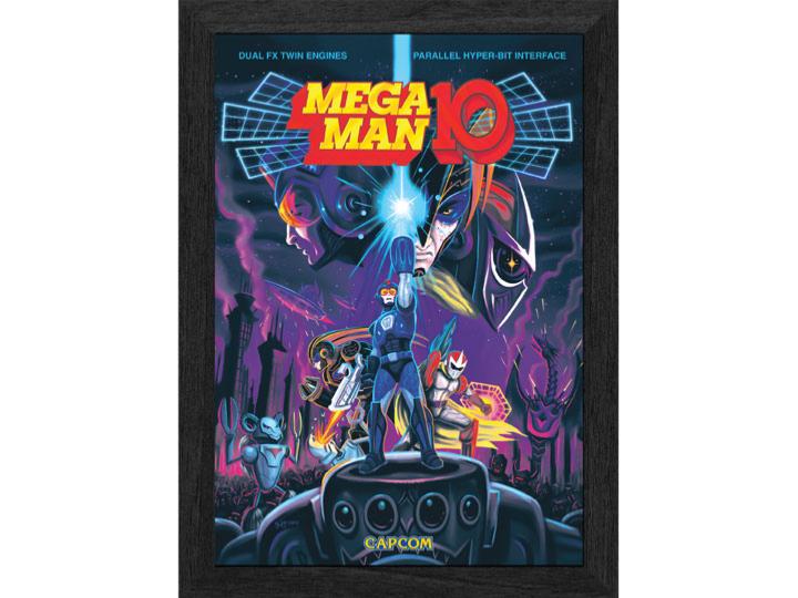 Pixel Frames Plax Mega Man 10 Robot Crisis - Lenticular Frame - Pixel Frames - Level Up Labs - Shop Just for Games