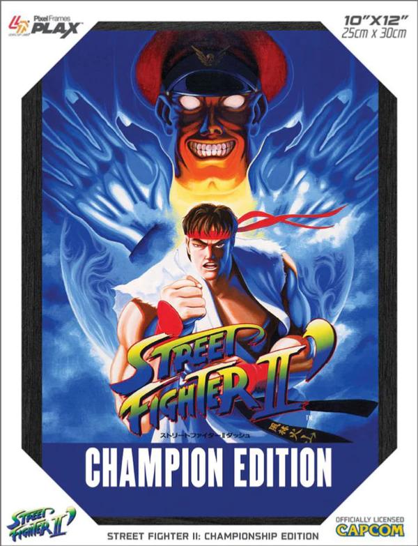 Pixel Frames Plax Street Fighter 2' Champion Edition - Lenticular Frame - Pixel Frames - Level Up Labs - Shop Just for Games