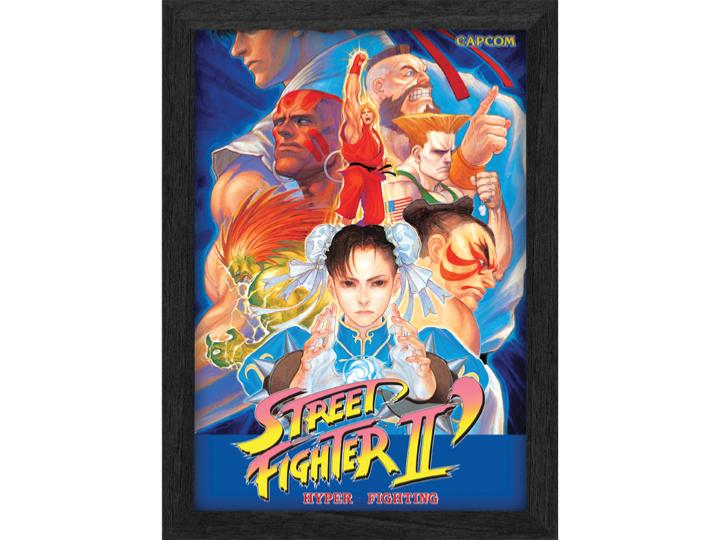 Pixel Frames Plax Street Fighter 2' Hyper Fighting Legends - Lenticular Frame - Pixel Frames - Level Up Labs - Shop Just for Games